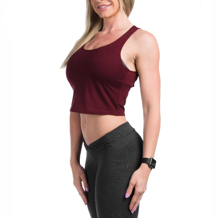 Sexy Women Crop Tank Tops fitness Hollow Gym Fitness Sport Sleeveless Vest