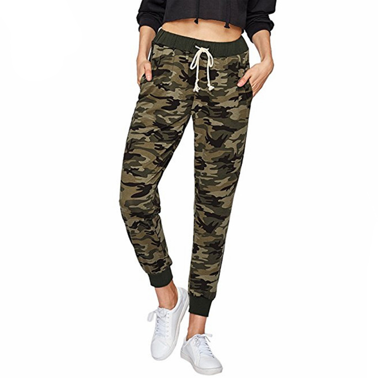 hot sale 100% Cotton Casual Style Military Army camo Cargo Pants For women and men 