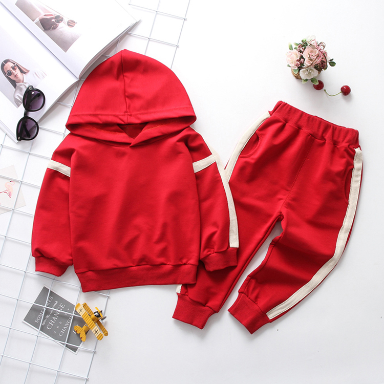 Children Cheap Custom Made Tracksuits With Hood 