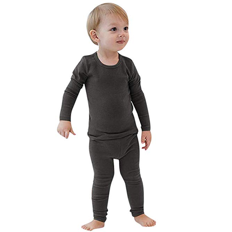 kids long johns thermal underwear custom children summer printing tracksuit