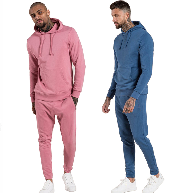 Latest design custom sweat suits men sports tracksuit 