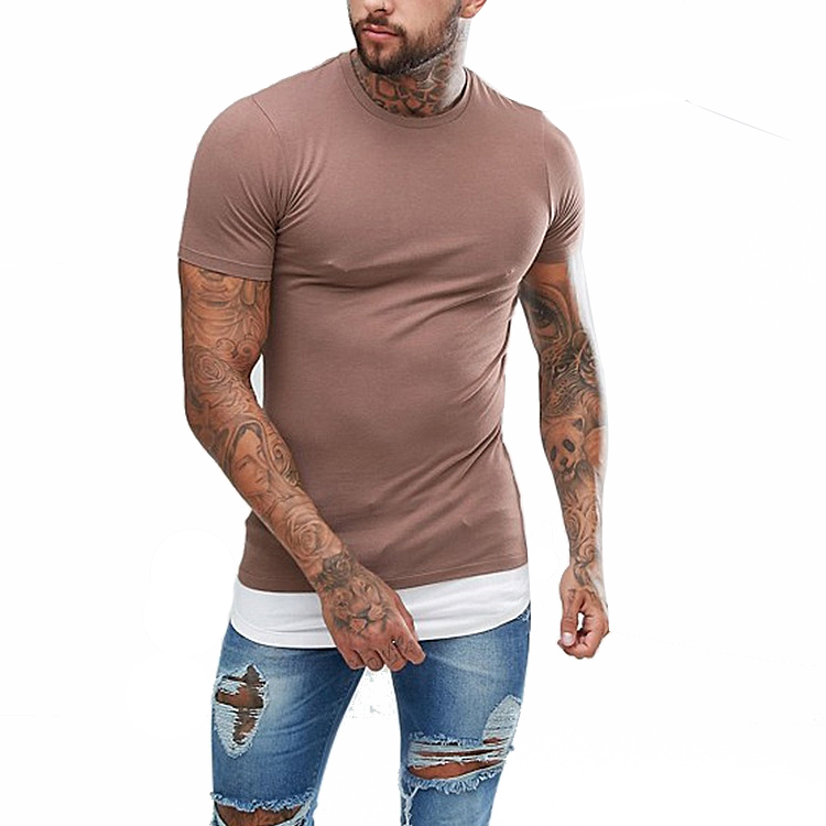 New Arrival Gym Sports Oversized T Shirt 2019 Fashion Men T Shirt 