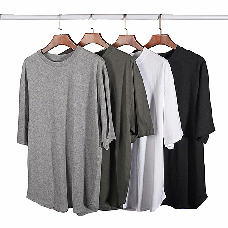 High quality 100% cotton plain oversized men's t shirt 