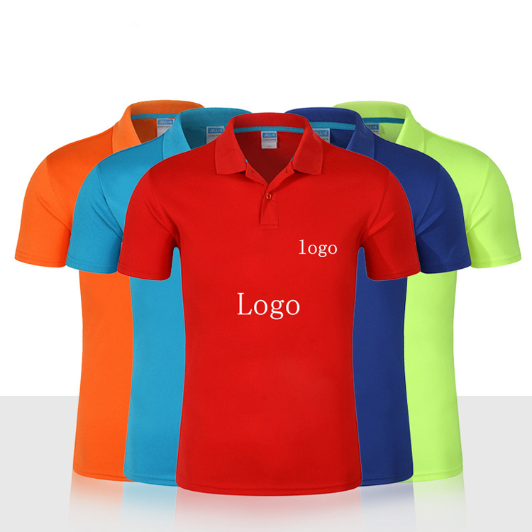 Promotion OEM Customized 100% Polyester Custom Design Printing Dry Fit Polo T-shirt