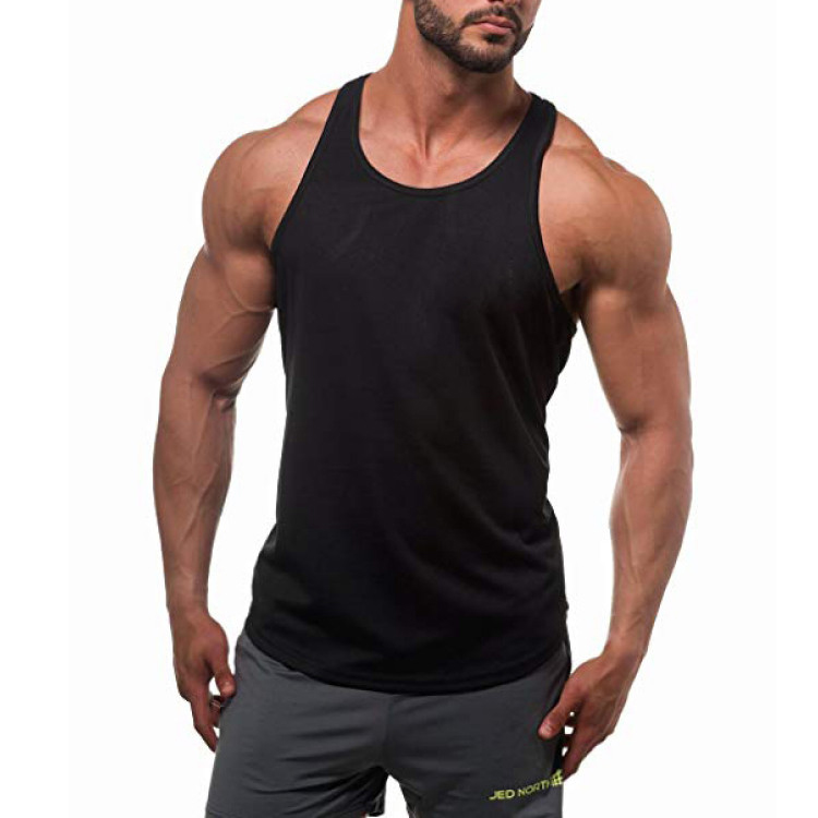 Breathable fabric workout plain gym guys tank tops Wholesale best mens tanktop 
