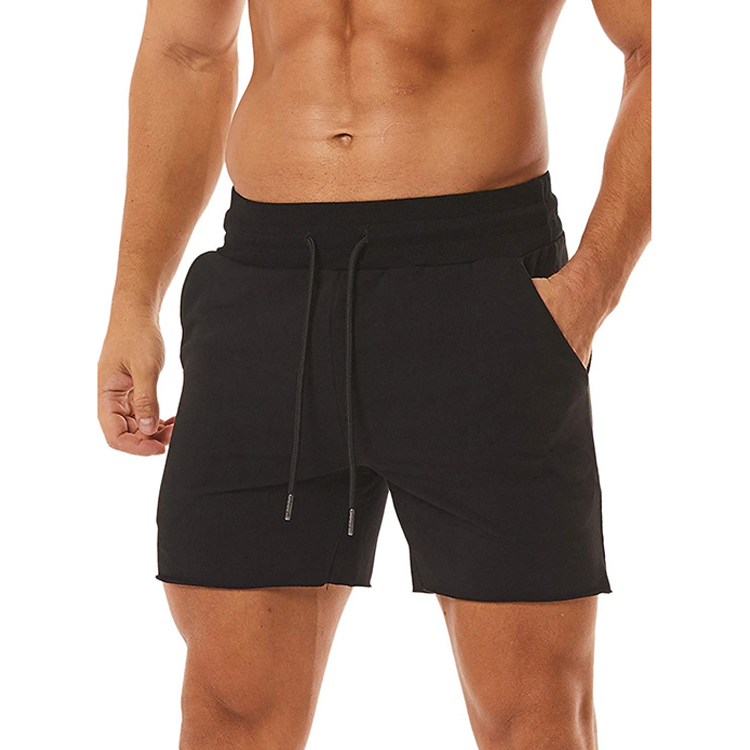 Wholesale fitness shorts mens cotton shorts for mens soft wear shorts running