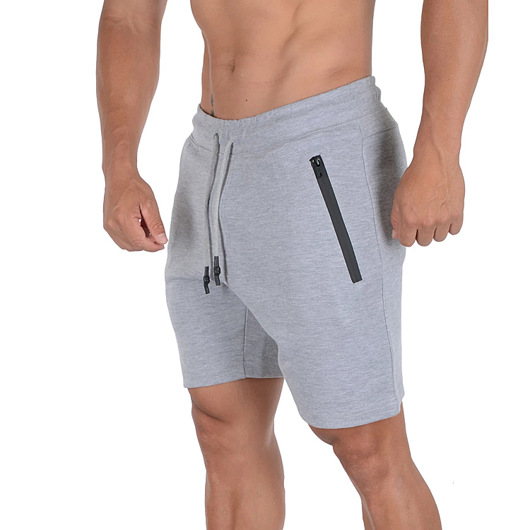 New Fashion Men Cotton French Terry Gym Sweat Shorts 