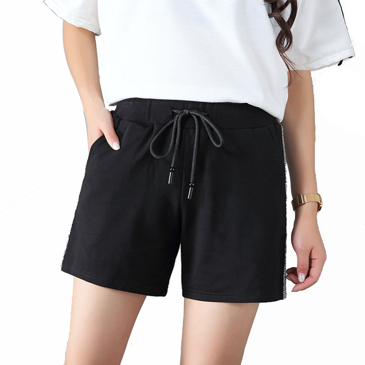 Latest wholesale cotton sport running shorts for Ladies