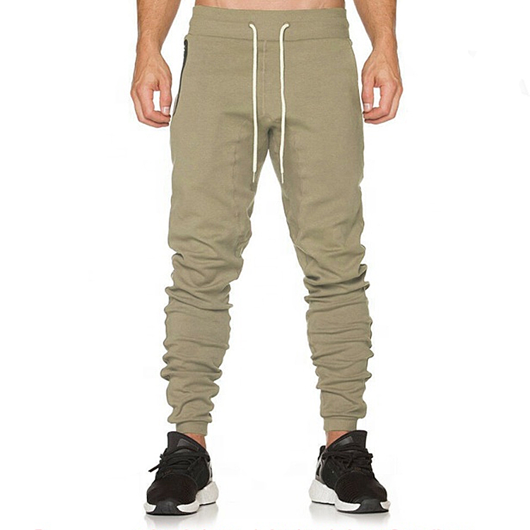 Men Sports Pants Slim Fit Gym Running Jogger Pants 